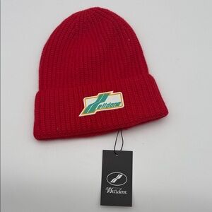 Weildone Red Knit Beanie